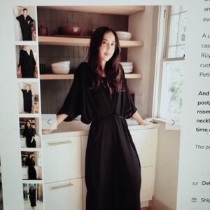 Oddbird Ruya Rüya Tunic Kaftan Dress Black XXS Perfect Condition Petite